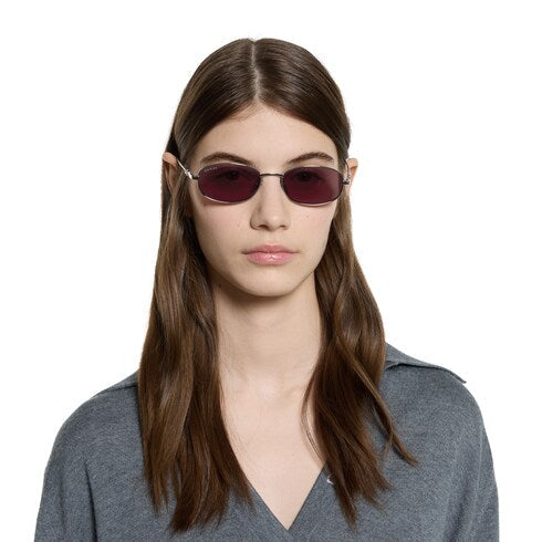 Oval frame sunglasses