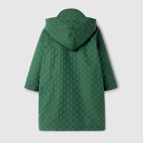 Children's GG cotton hooded jacket