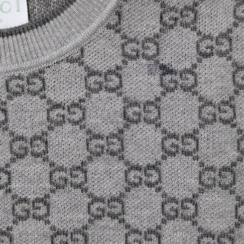 Children's GG wool jacquard sweater