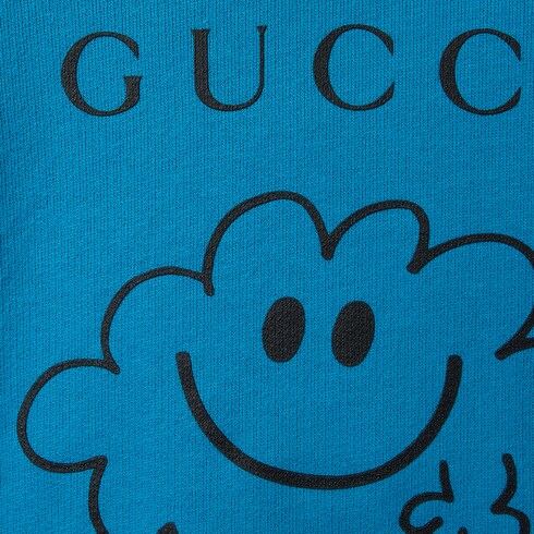 Baby cotton sweatshirt with print