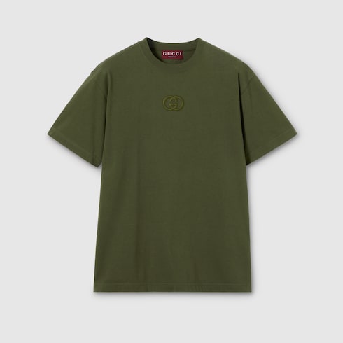 Cotton jersey T-shirt with embroidery