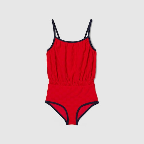 Children's GG terrycloth swimsuit