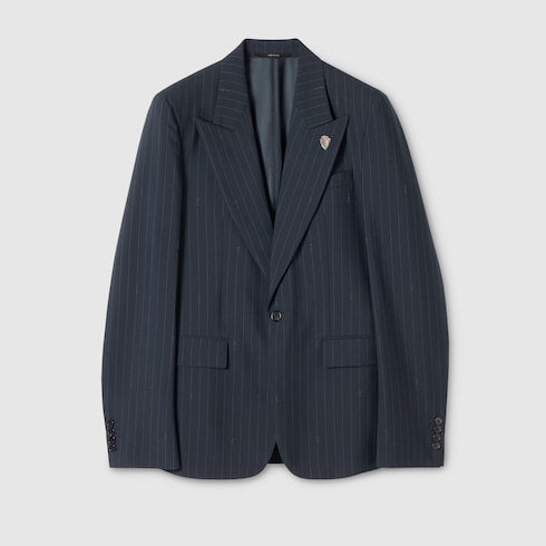Gucci pinstripe wool jacket