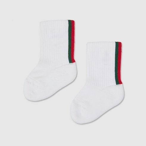 Baby cotton blend socks with Web