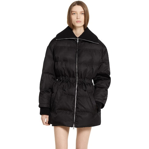Gabardine fine nylon jacket with logo