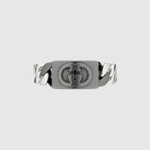 Gucci Interlocking band ring