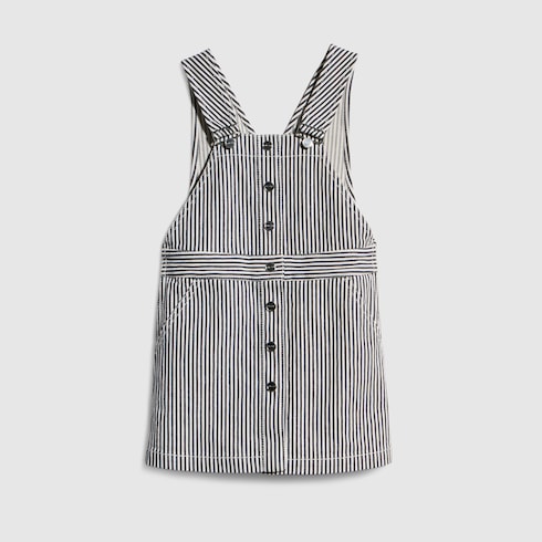 Children's striped denim dress